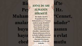 ANNE DUASI ALMANIN HİKMETİ [upl. by Lukash]