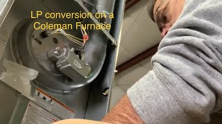 LP conversion on Coleman furnace [upl. by Maice]