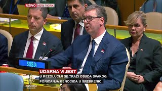 Vučić Pojedinačna odgovornost je već utvrđena putem optužnica i presuda [upl. by Nosac]