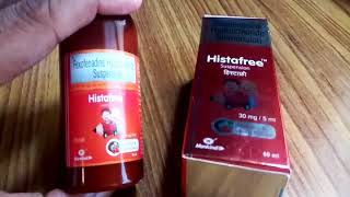 Histafree suspension Rx fexofenadine hydrochloride use sneezing hivesrunny nose etc amp side effect [upl. by Emmerie]