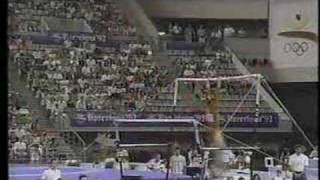 Li Li  1992 Olympics EF  Uneven Bars [upl. by Mira]