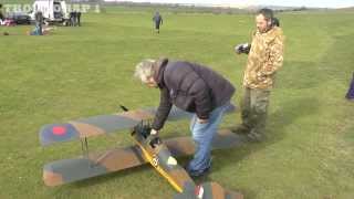 ZENOAH POWERED RC De HAVILAND TIGER MOTH  MARK AT NLMFC BALDOCK  2014 [upl. by Brenza337]