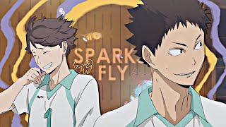 Sparks Fly — Haikyuu iwaoi [upl. by Almira]