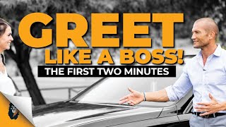 GREET LIKE A BOSS  What to Say in the First Two Minutes  Andy Elliott [upl. by Selfridge495]