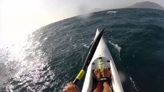 Amazing Downwind Surfski in Tarifa Spain [upl. by Melina]