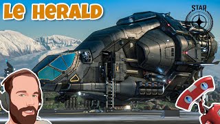 Star Citizen  Visite et Pilotage du Herald le vaisseau hyper rapide [upl. by Cletus]