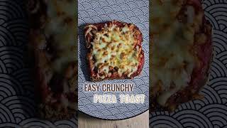 Quick Crunchy Pizza Toast Recipe [upl. by Maise]