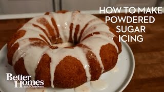 How to Make Powdered Sugar Icing [upl. by Ahsie29]