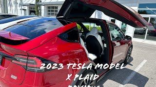 2023 Model X Plaid 3 month review [upl. by Aranahs]