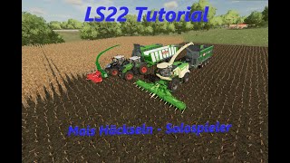 LS22 Tutorial  Mais Häckseln als Solospieler [upl. by Zampino42]