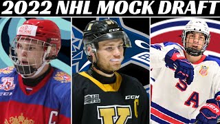 2022 NHL Mock Draft amp Draft Lottery Simulation [upl. by Torres]