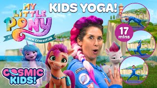 My Little Pony 🦄  A Cosmic Kids Yoga Adventure [upl. by Bernita]