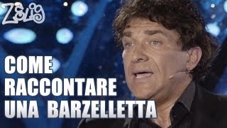 Come raccontare una barzelletta  Gioele Dix by Zelig [upl. by Atinauq610]