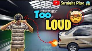 STRAIGHT PIPE EXHAUST SOUND🔥  How To Straight Pipe a Car [upl. by Saidnac]