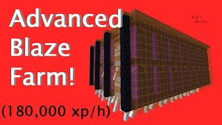 Advanced Blaze Only Farm 368k rodsh 180k xph  Minecraft [upl. by Vasiliu783]