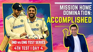 Mission Home Domination Accomplished  INDvsENG 4th Test Review  Aakash Chopra [upl. by Ronnholm317]