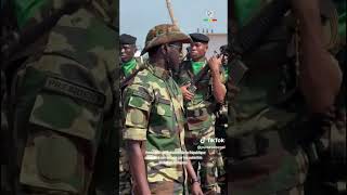 Le beau🥰 Tenue militaire du Président Diomaye faye a kedougou [upl. by Grizel]