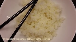 Receta de como hacer arroz para sushi gohan casero [upl. by Korry]