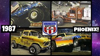 1987 USHRA TRUCK PULLING BIGFOOT VS SGT SLAUGHTER PHOENIX ARIZONA FULL EPISODE [upl. by Iak]