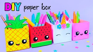 How to Make a Paper Pen Holder  DIY Paper Pen Holder  Easy Origami Tutorial [upl. by Omar]