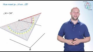 De geodriehoek  Hoe meet je een hoek havovwo 1  WiskundeAcademie [upl. by Naginarb]