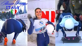 Alessia Crippa Italian Skeleton Racer 2🔥 [upl. by Froh]