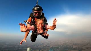 Clara Barber  Tandem Skydive at Skydive Indianapolis [upl. by Erdnassac]