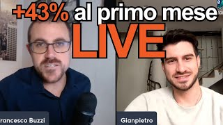 Architetto fa il 43 al suo primo mese live [upl. by Lionello748]