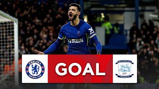 GOAL  Armando Broja  Chelsea 10 Preston North End  Third Round  Emirates FA Cup 202324 [upl. by Graehme]