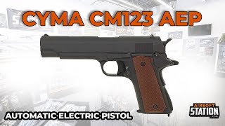 CYMA CM123 AEP Airsoft Gun Overview [upl. by Lamee]