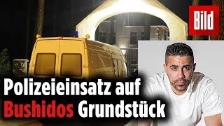 Versuchter Einbruch Polizeieinsatz auf Grundstück von Bushido und AbouChaker [upl. by Epillihp]