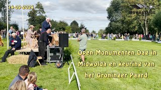 Open monumentendag en Groninger paarden keuring Midwolda 2024 [upl. by Ntsud]