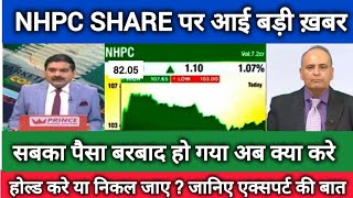 NHPC Share Latest News Today 🚨  NHPC 40 Fall 😣  NHPC Next Target 🎯 stockadvisordilraj [upl. by Kecaj]