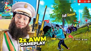 2x Awm Gameplay in Grandmaster Top 1 Lobby 😱 Tonde Gamer  Free Fire Max [upl. by Trish]