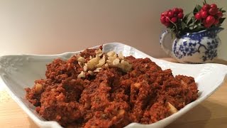 Muhammara Acuka Tarifi  Pratik Tarif  Yemek Tarifleri  Melisin Mutfağı [upl. by Noirad]