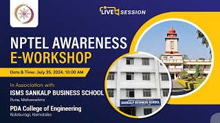 LIVENPTEL Awareness EWorkshop ISMS Sankalp Business School amp PDA College of Engineering [upl. by Nongim625]