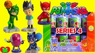 Genie Opens PJ Masks Headquarters Capsules Series 4 RARE Romeo and Gekko [upl. by Swane]