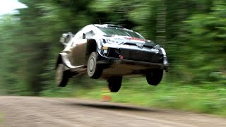 Sebastien Ogier Test Rally Finland 2024  FLAT OUT [upl. by Persons314]