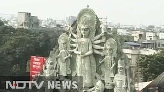 Kolkata Durga Pujas now all about Lakshmi organisers say [upl. by Nylatsirhc697]