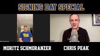 Signing Day 2023 A chat with Moritz Schmoranzer  Pitt football recruiting on PantherLaircom [upl. by Nylg]