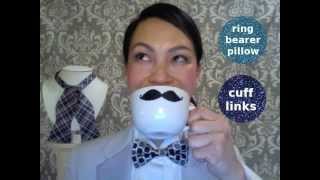 JEREMY How to make a diy quotnotiequot bow tie [upl. by Lleynod]