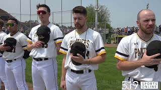 Intercounty Baseball  Welland Jackfish vs Kitchener Panthers [upl. by Ttcos]