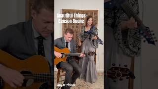 Beautiful Things by Benson Boone on Electric Violin and Guitar [upl. by Aneras]