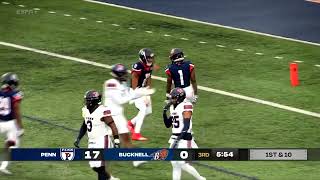 Penn at Bucknell Football Game Highlights 9232023 [upl. by Sivad]