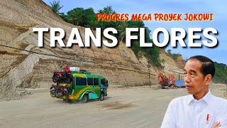 Progres Mega Proyek Jokowi Jalan Lintas Flores Arah Barat Kota Ende [upl. by Meagher306]