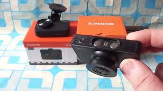 Обзор двух авто видео регистраторы SUNWIND SD 731 and SD621 video recorders [upl. by Aeht677]