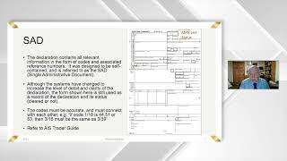 What is Single Administrative Document SAD Learn about Customs Declarations  2022 [upl. by Aicil]