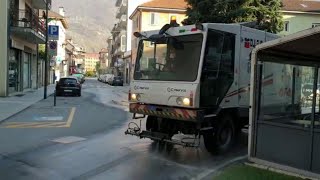 Coronavirus Domodossola la pulizia quotspecialequot nelle strade del centro [upl. by Colene96]