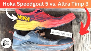 Best Trail Runner Hoka Speedgoat 5 vs Altra Timp 3 [upl. by Spain]