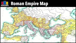 Roman Empire Map  Senatorial vs Imperial Provinces [upl. by Enoval176]